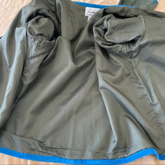 Linea by Louis Dell’Olio Jacket Size 1X Suede Leather Open Front - Picture 8 of 13
